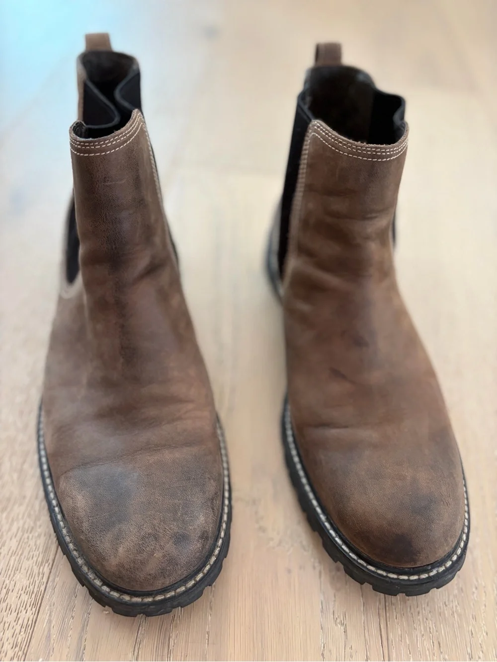 John Varvatos Men’s Brown Chelsea Boots